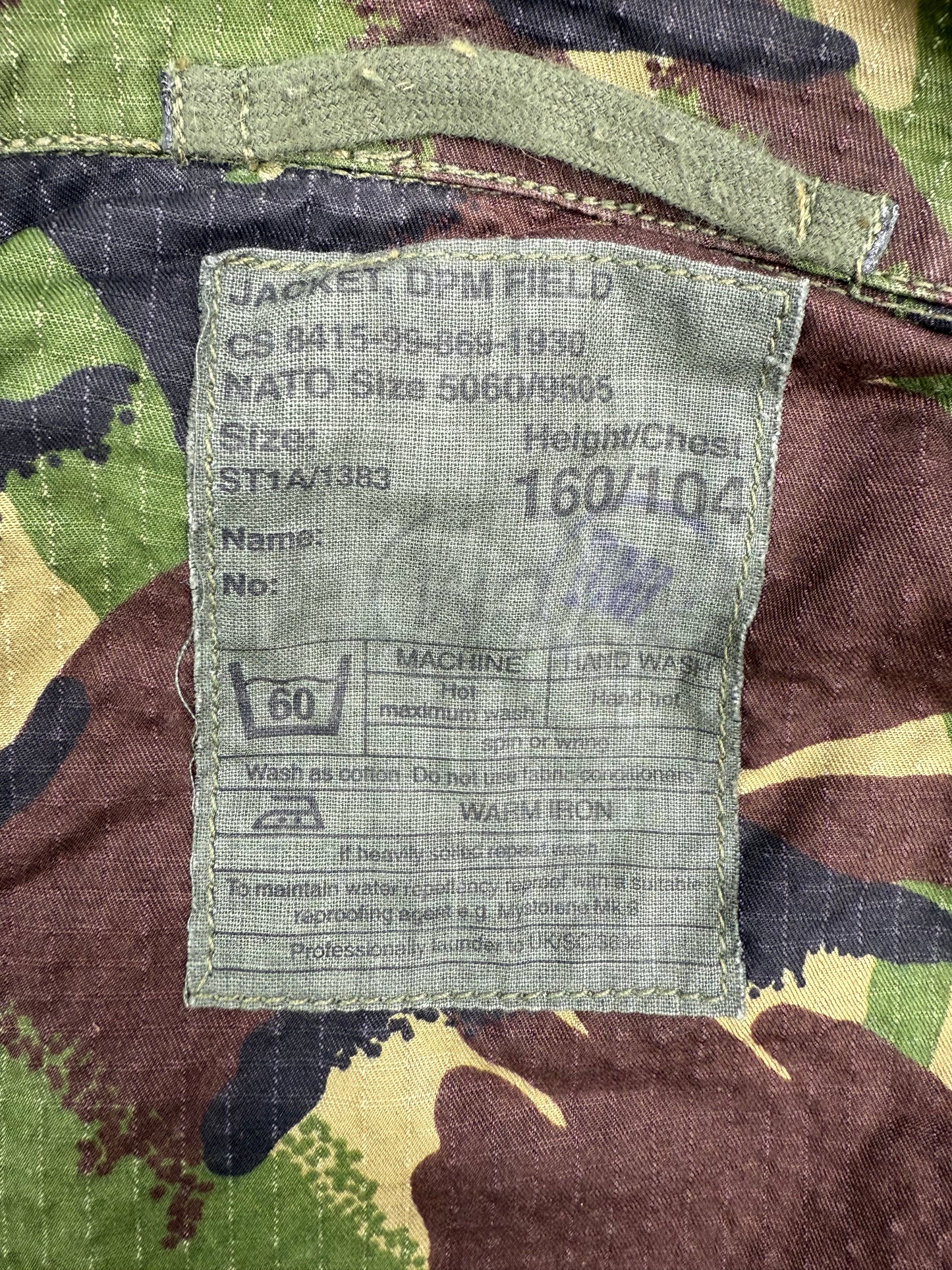 British DPM Woodland Ripstop Field Jacket