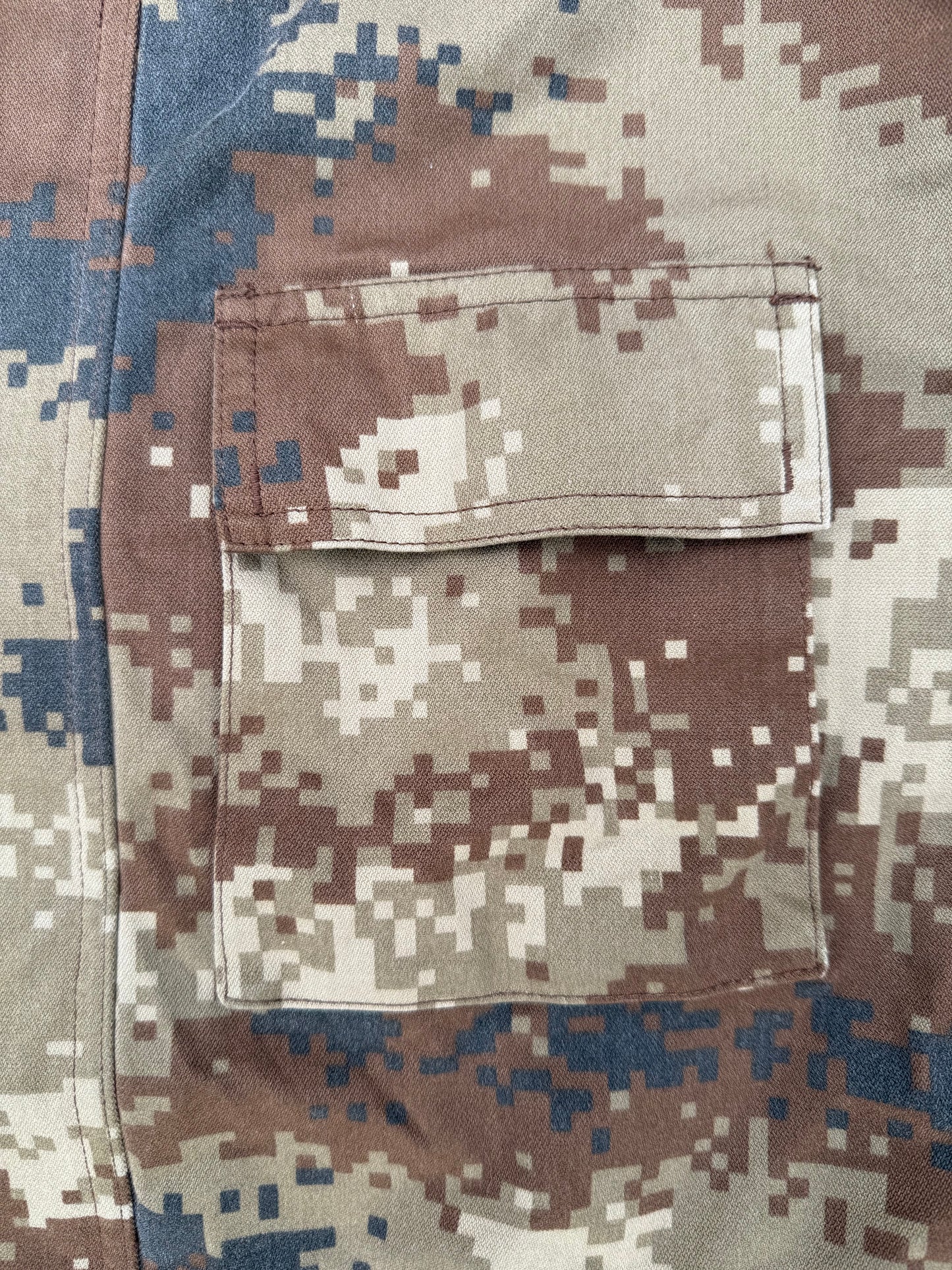 Chinese PLA Type 07 Arid Camo Field Jacket (Medium)-(Large-Short)
