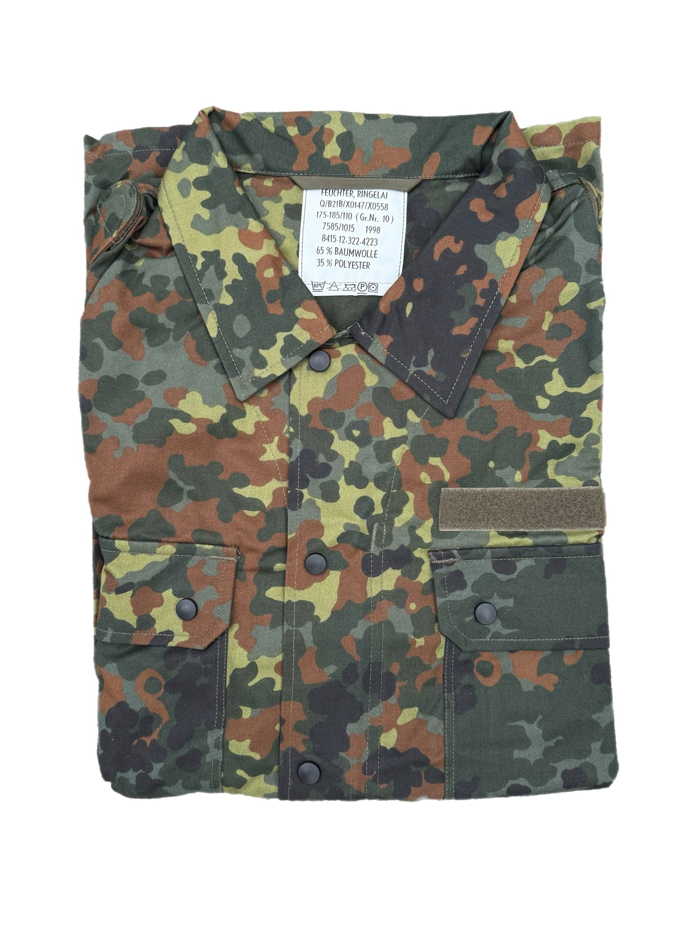 Unissued Bundeswehr Flecktarn Field Shirt