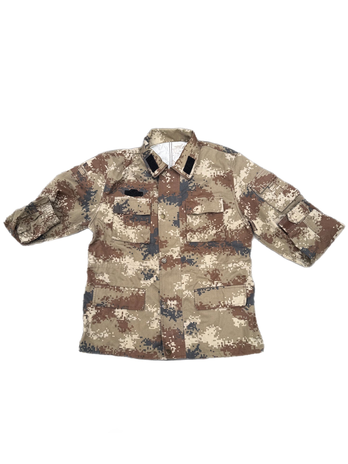 Chinese PLA Type 07 Arid Camo Field Jacket (Medium)-(Large-Short)