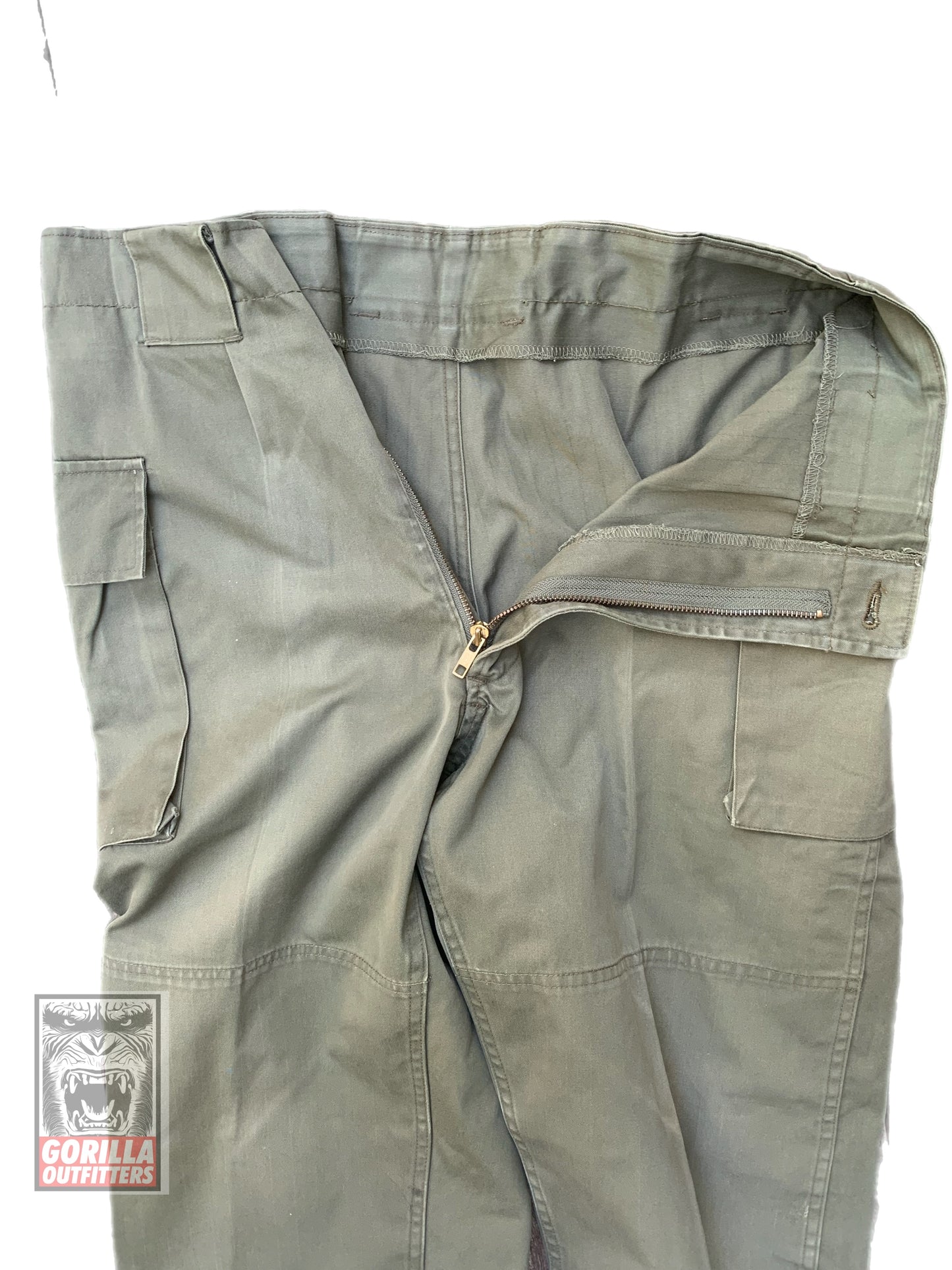 Japanese OD green BDU cargo pants