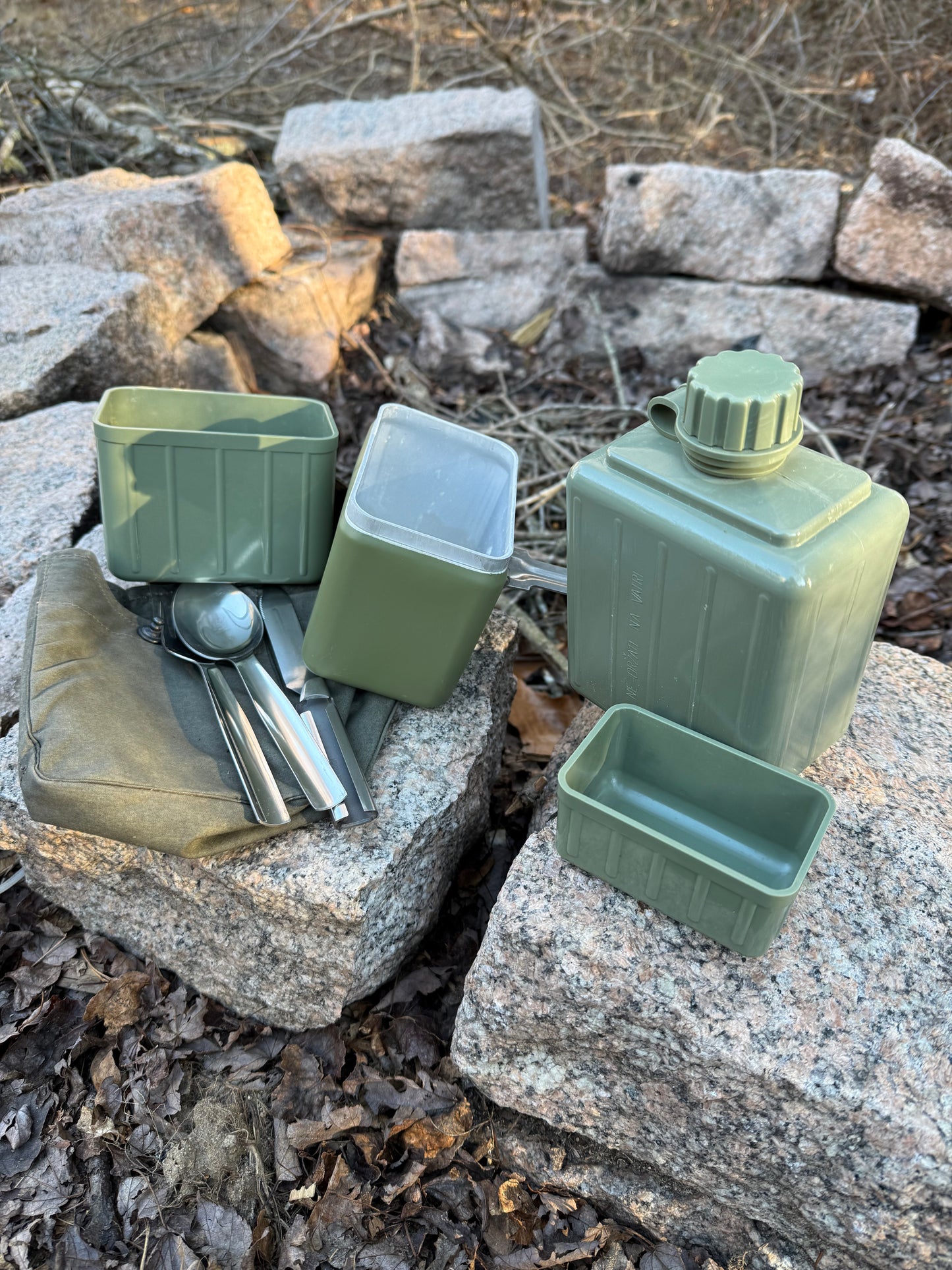 Authenitc Yugoslavian/Serbian army mess kit