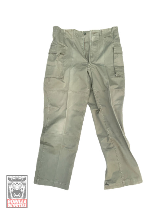 Japanese OD green BDU cargo pants