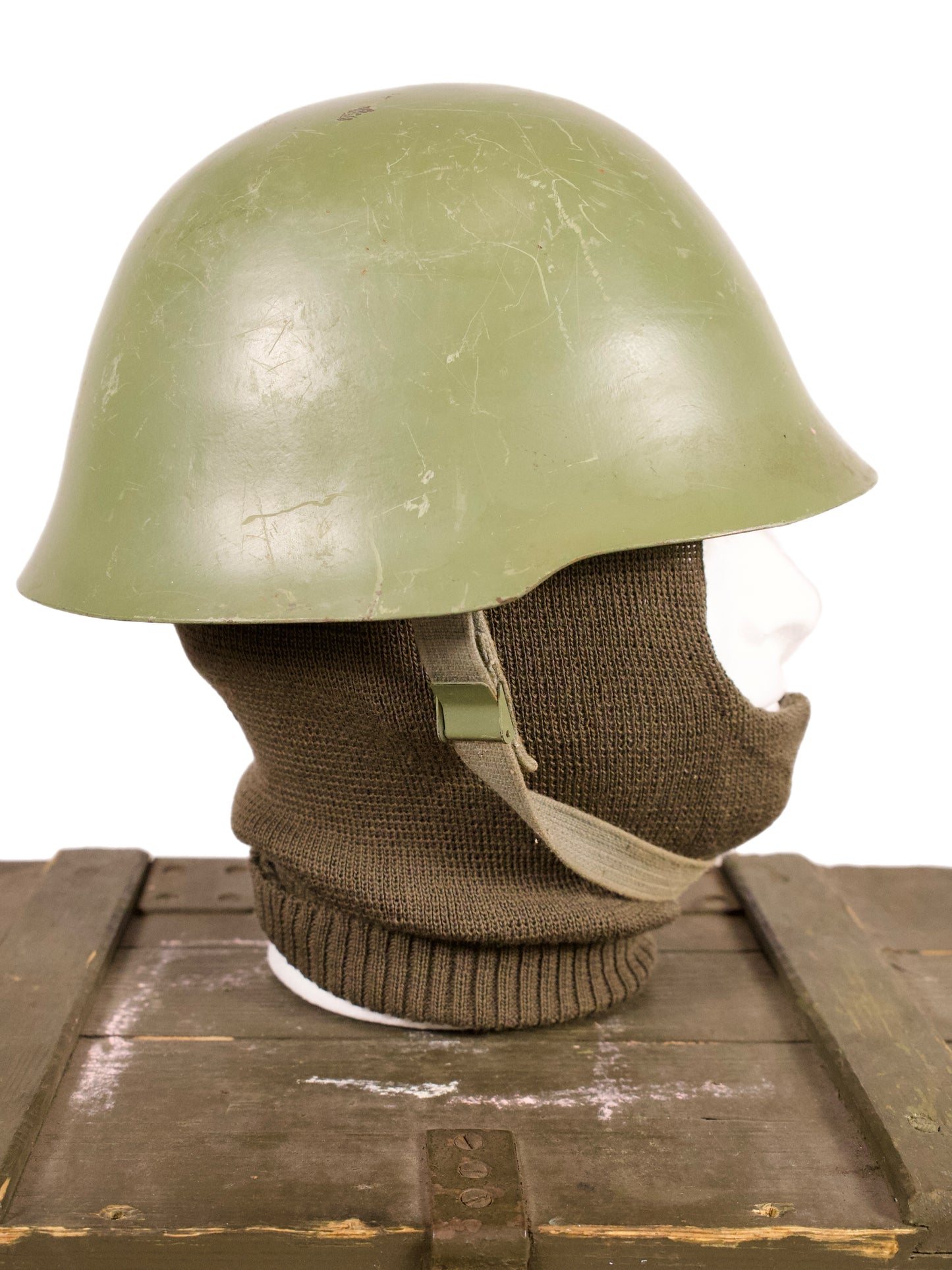 Yugoslavian M59/85 Steel Helmet with Red Star & Scrim Cover