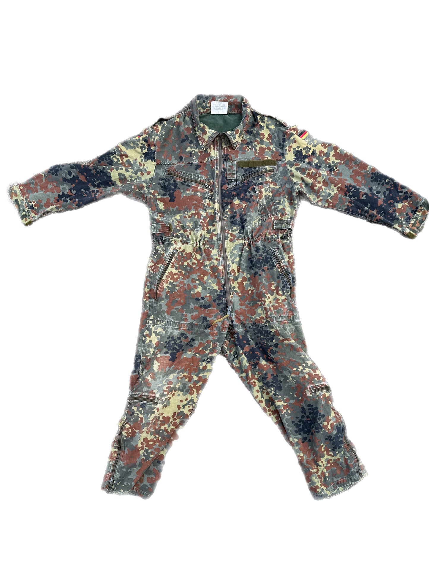 Bundeswehr Flecktarn Tanker Coveralls (Size 4)