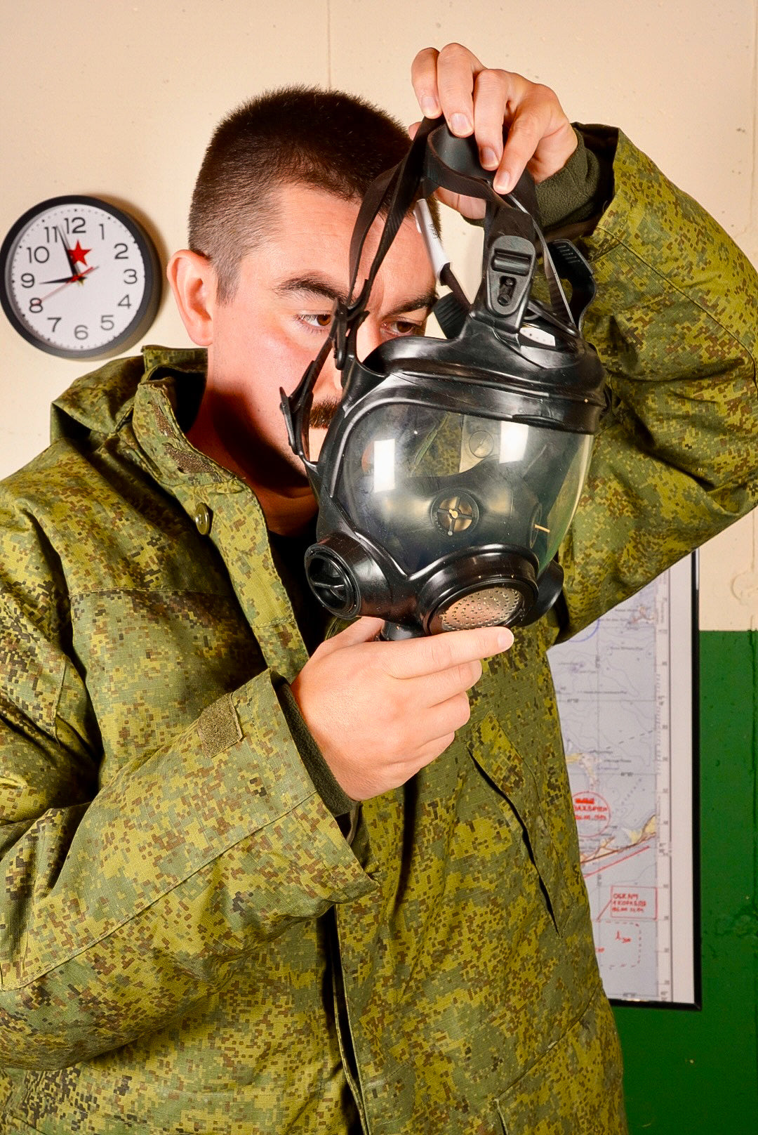 Russian GP-21U / MP-3 Gas Mask Kit