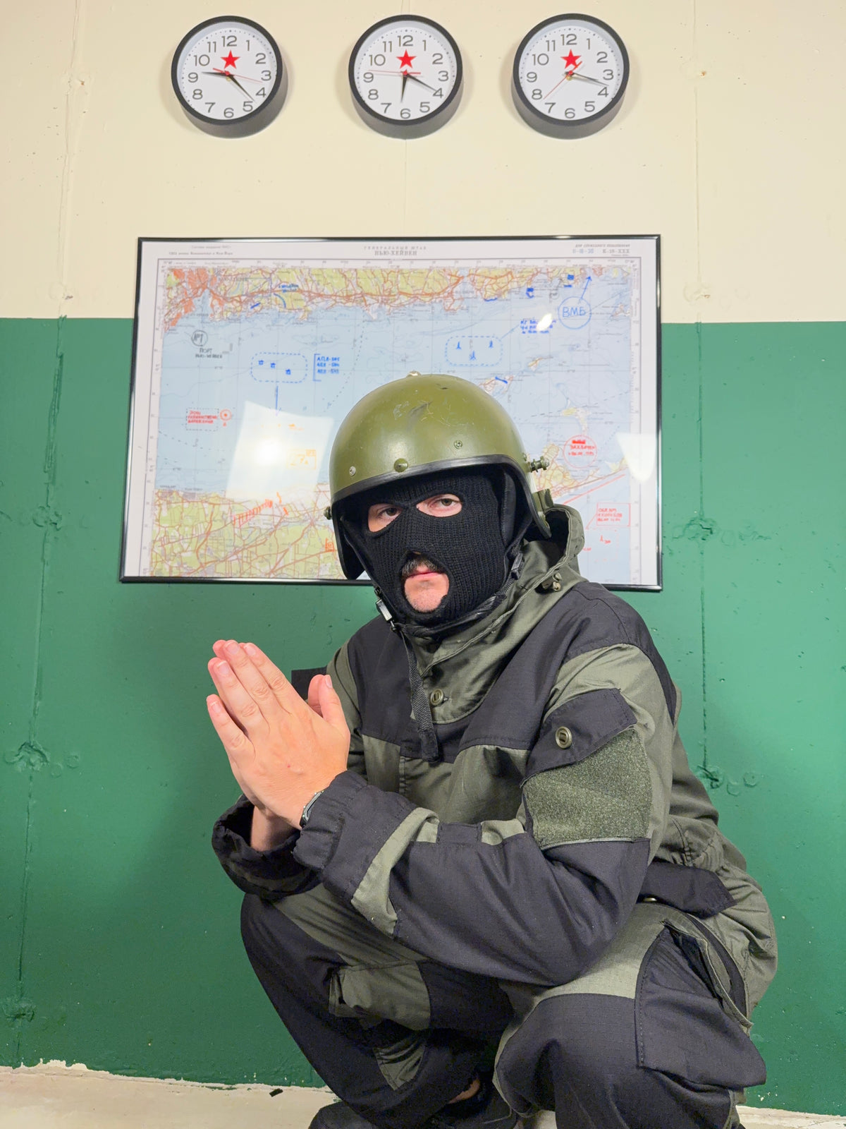 Russian Maska-1 2KL Ballistic Helmet