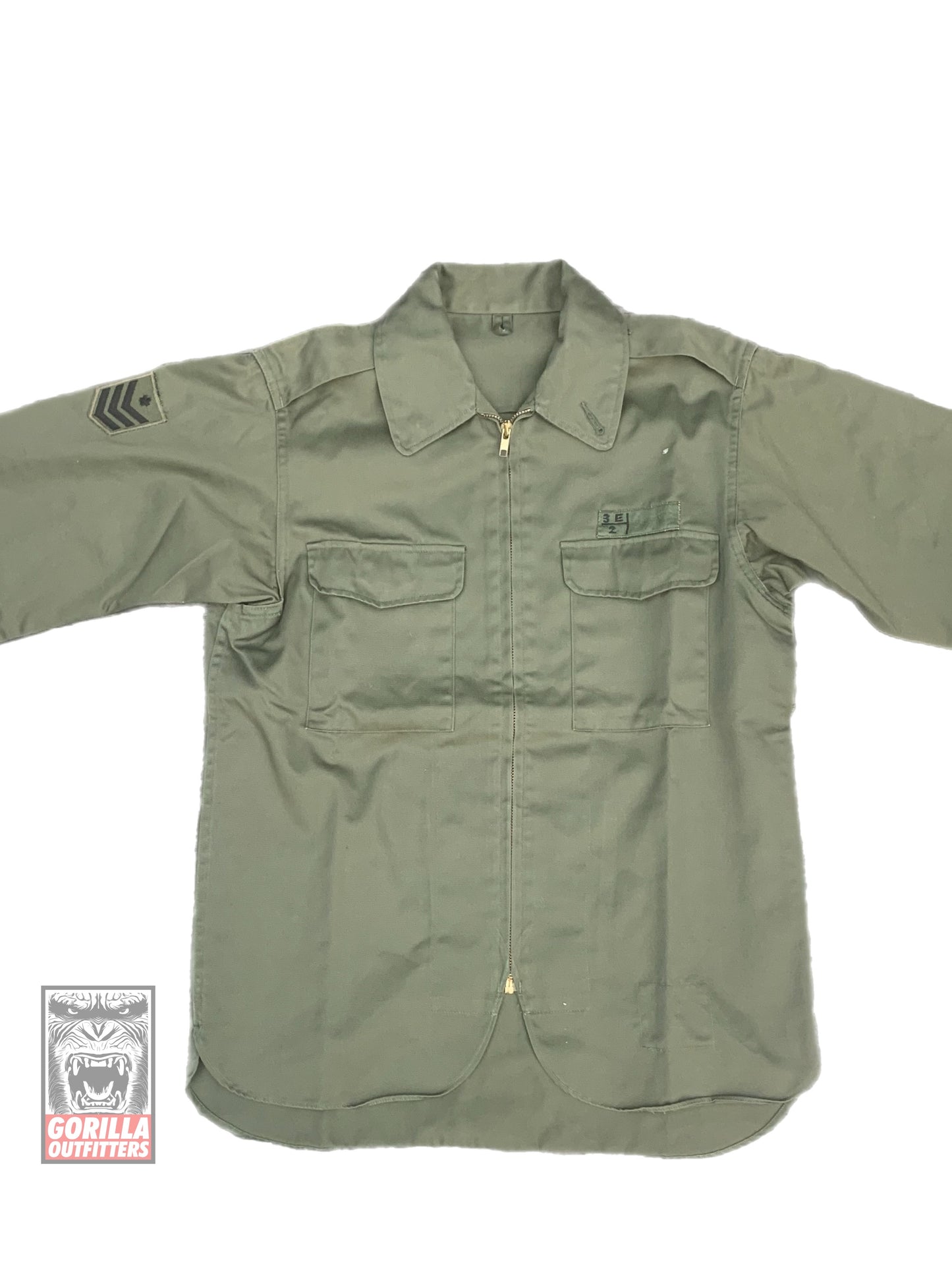 Japanese Olive Green BDU Shirt