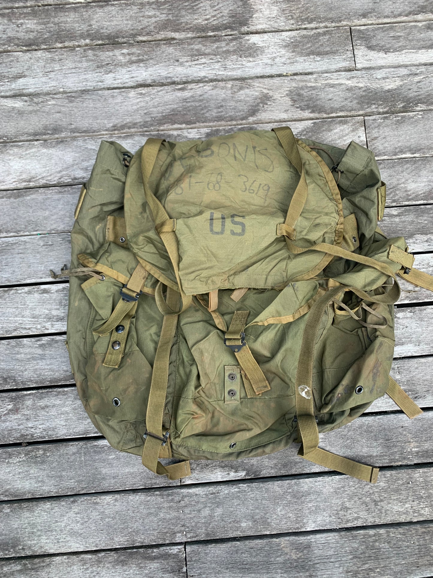 Genuine US Military Surplus Large Alice Pack (No Frame)