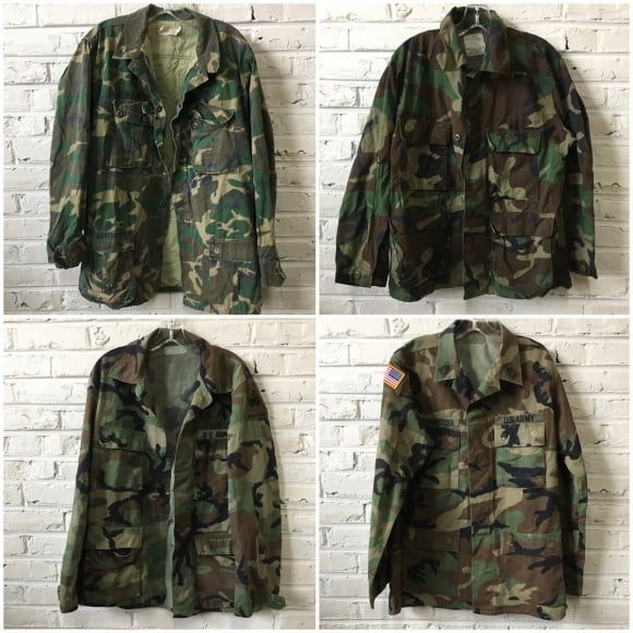 M81 woodland field jacket, front aspect issued