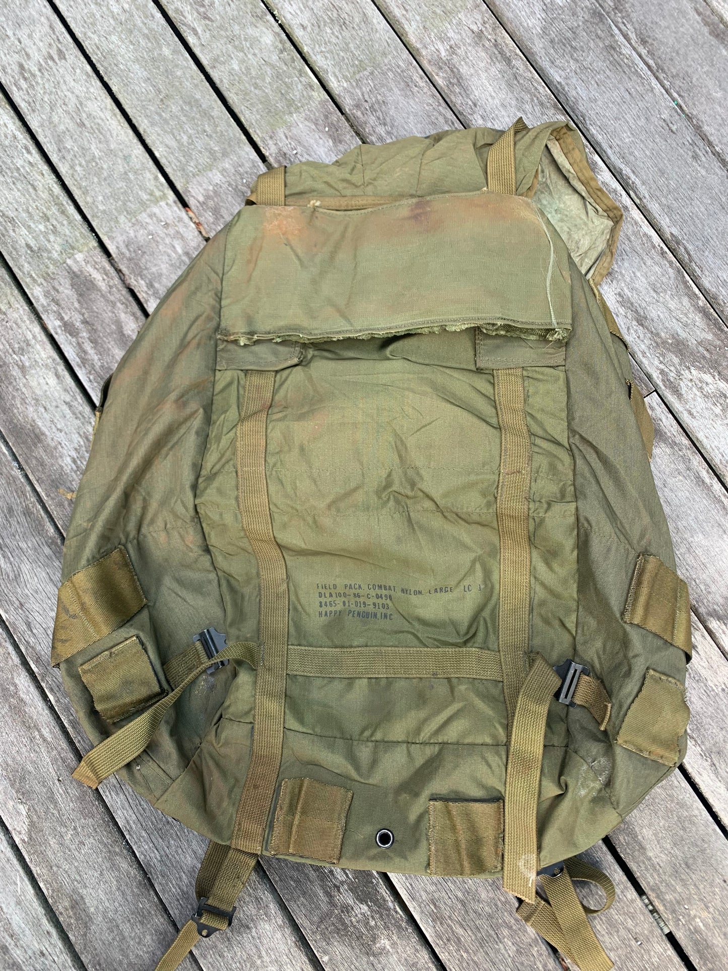 Genuine US Military Surplus Large Alice Pack (No Frame)