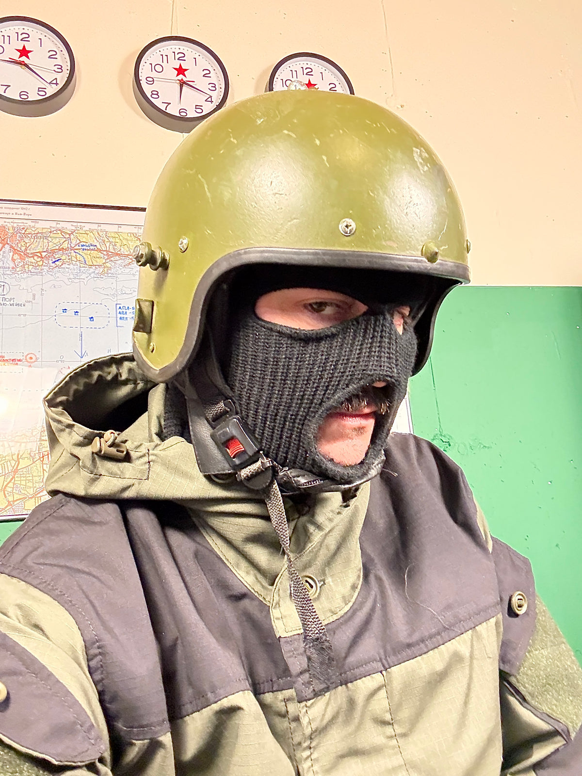 Russian Maska-1 2KL Ballistic Helmet