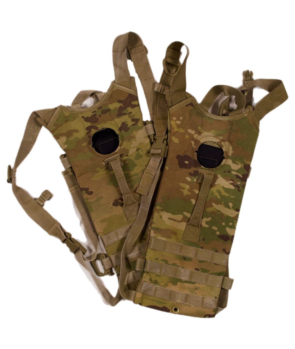 2 Multicam (OCP) Hydration carriers 100oz (no bladder)