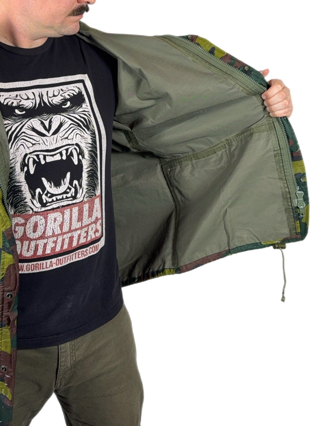 Belgian “Jigsaw” camouflage Gore-Tex Jacket